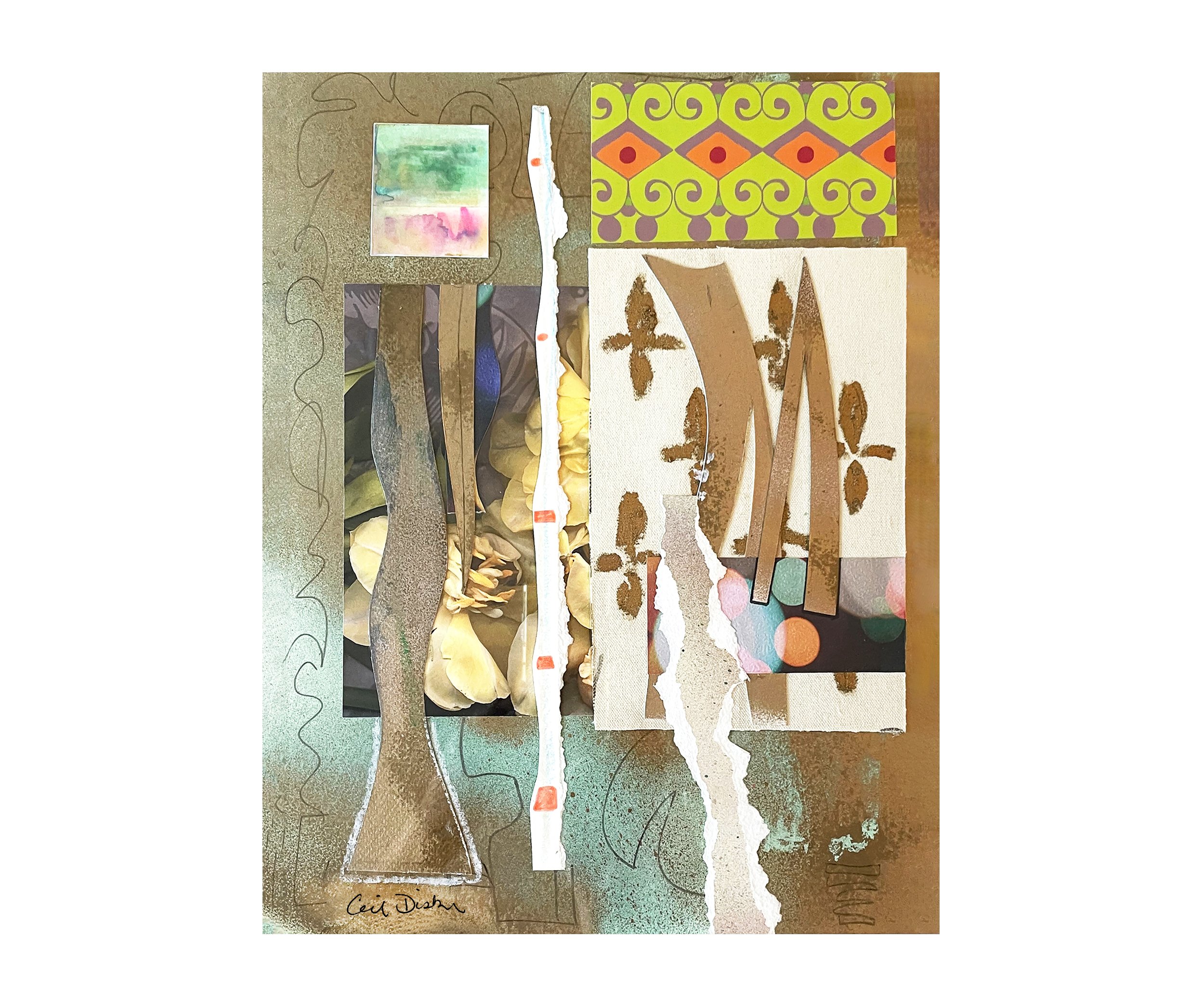 King of Swords - Mixed Media Collage (Copy)