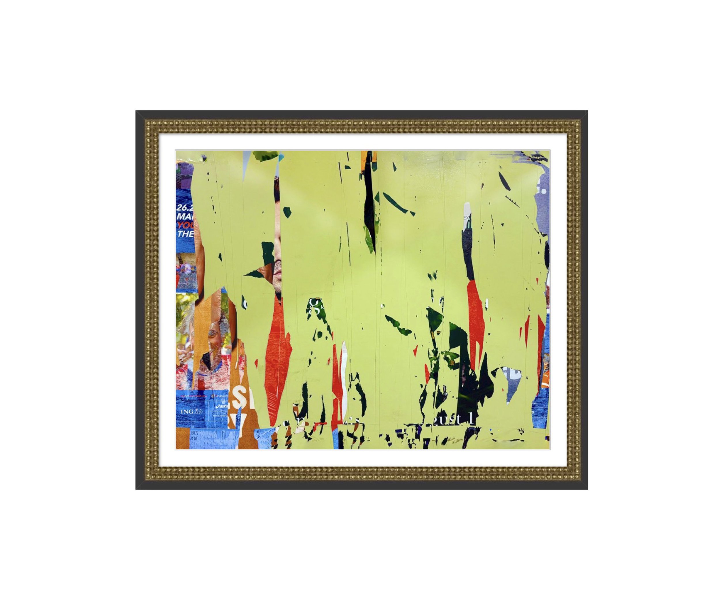Mayo, 20x16 digital photo collage, matted & framed.