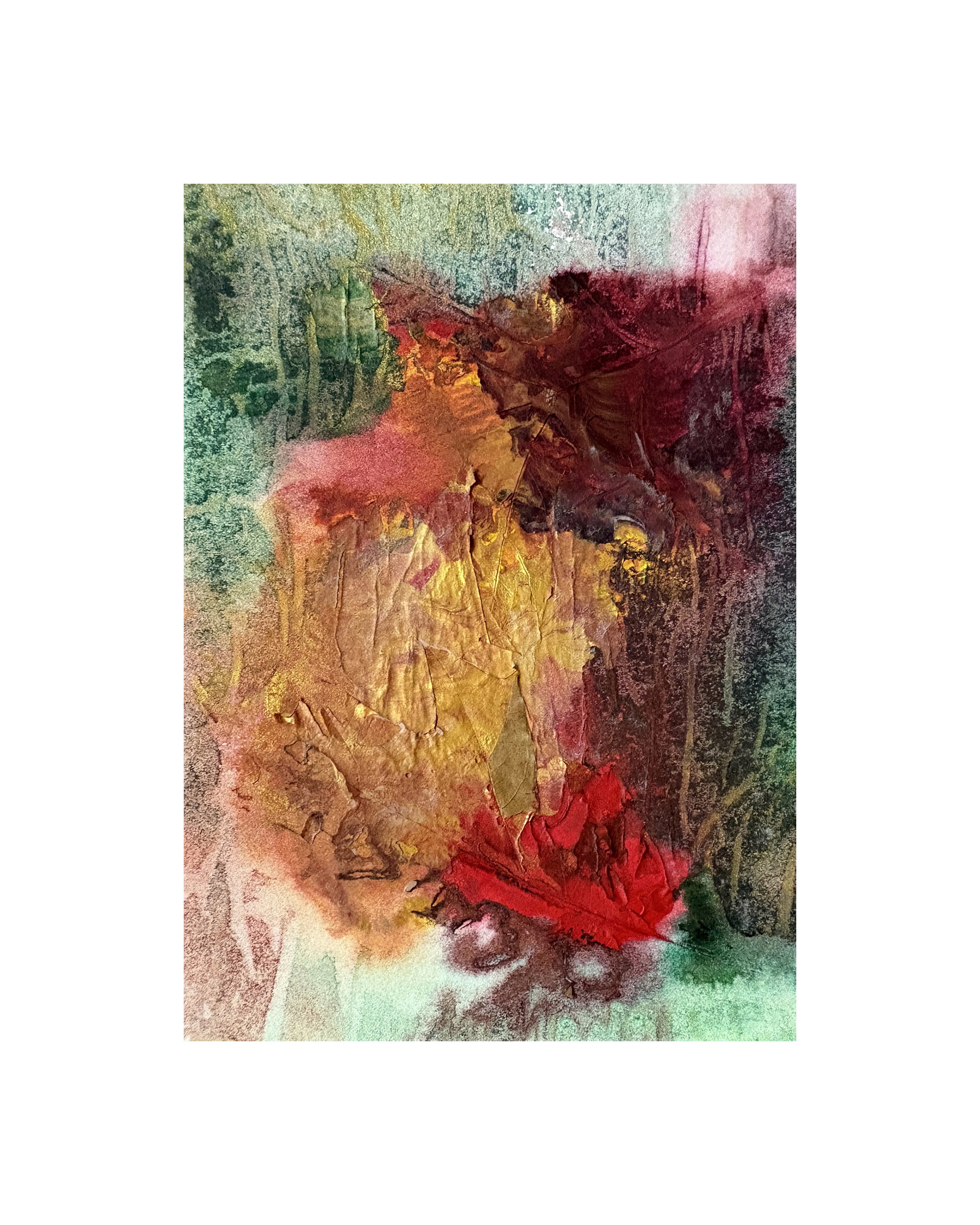 Rekindle_5x7 acrylic painting on paper_Ceil Diskin 2026