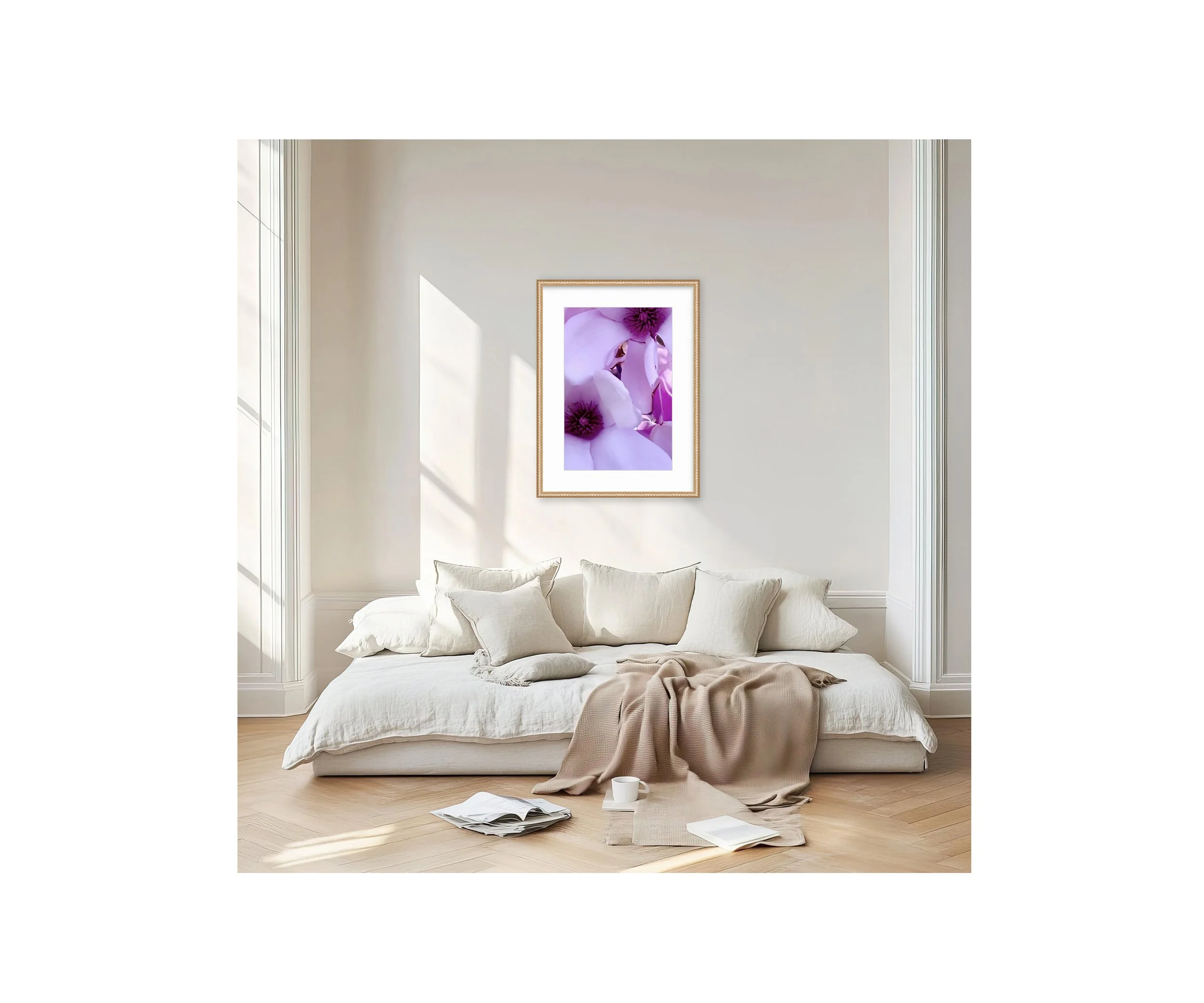 First Blush Lavender, in scene