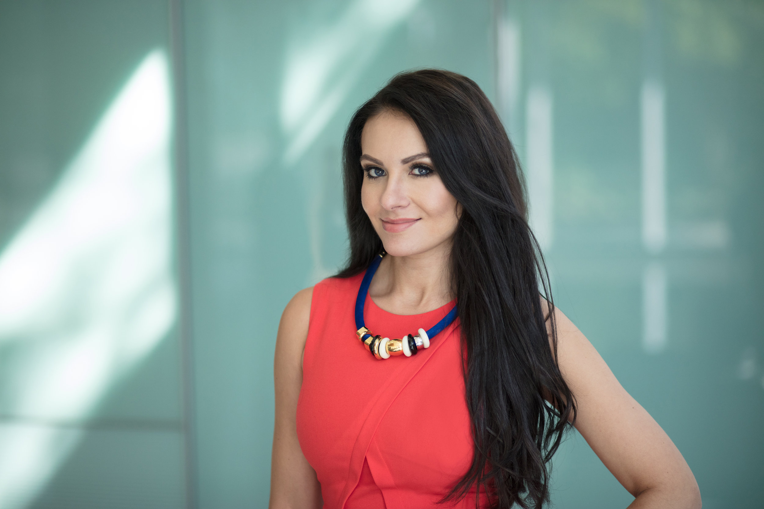 Female lawyer smiling for portrait