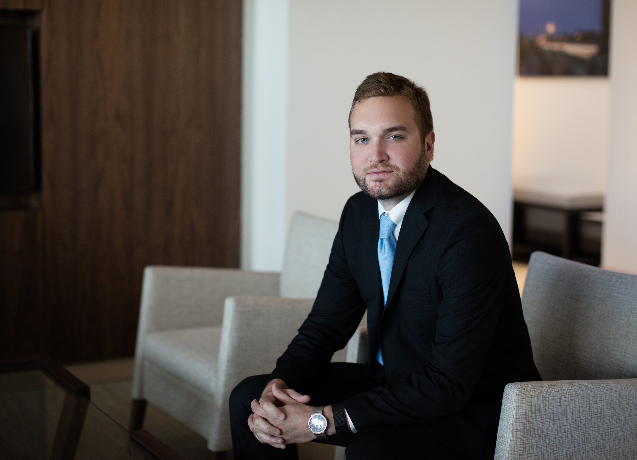 Male lawyer in suit portrait