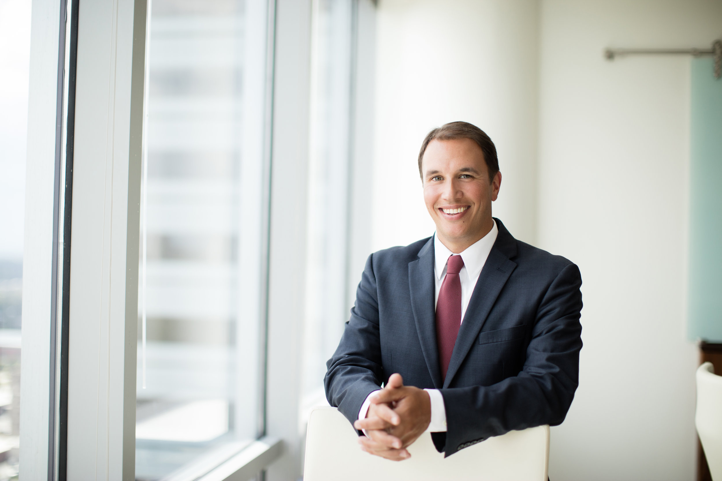 Male lawyer in suit portrait