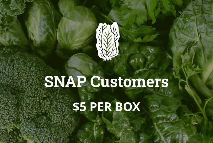 SNAP Customers $5 per box