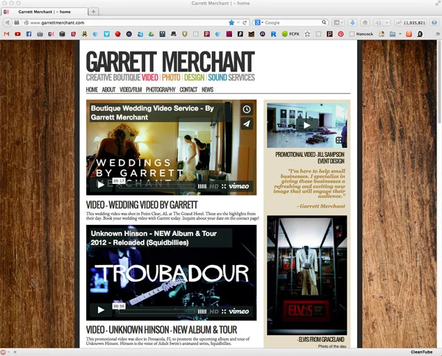 Previous Design For GM.com