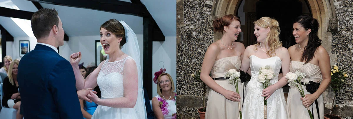 Southampton happy Bride