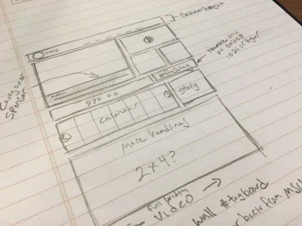 Low fi mock up ideas