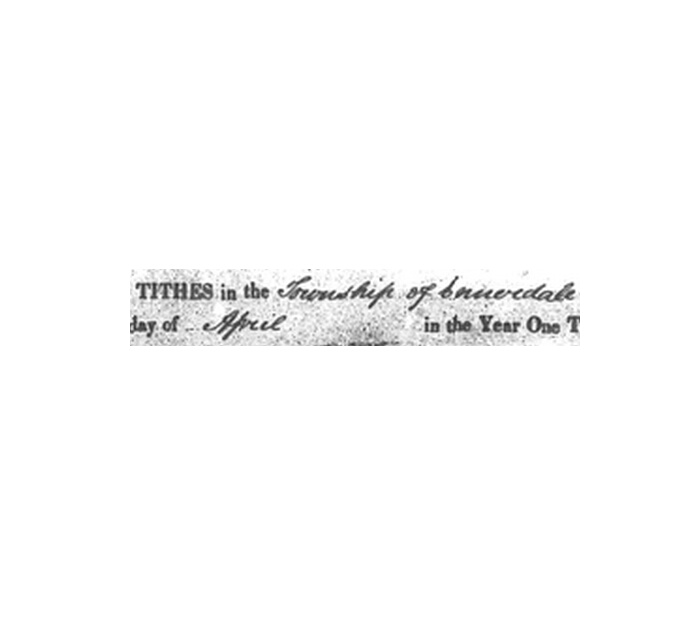 Ennerdale Tithe Apportionment 1844