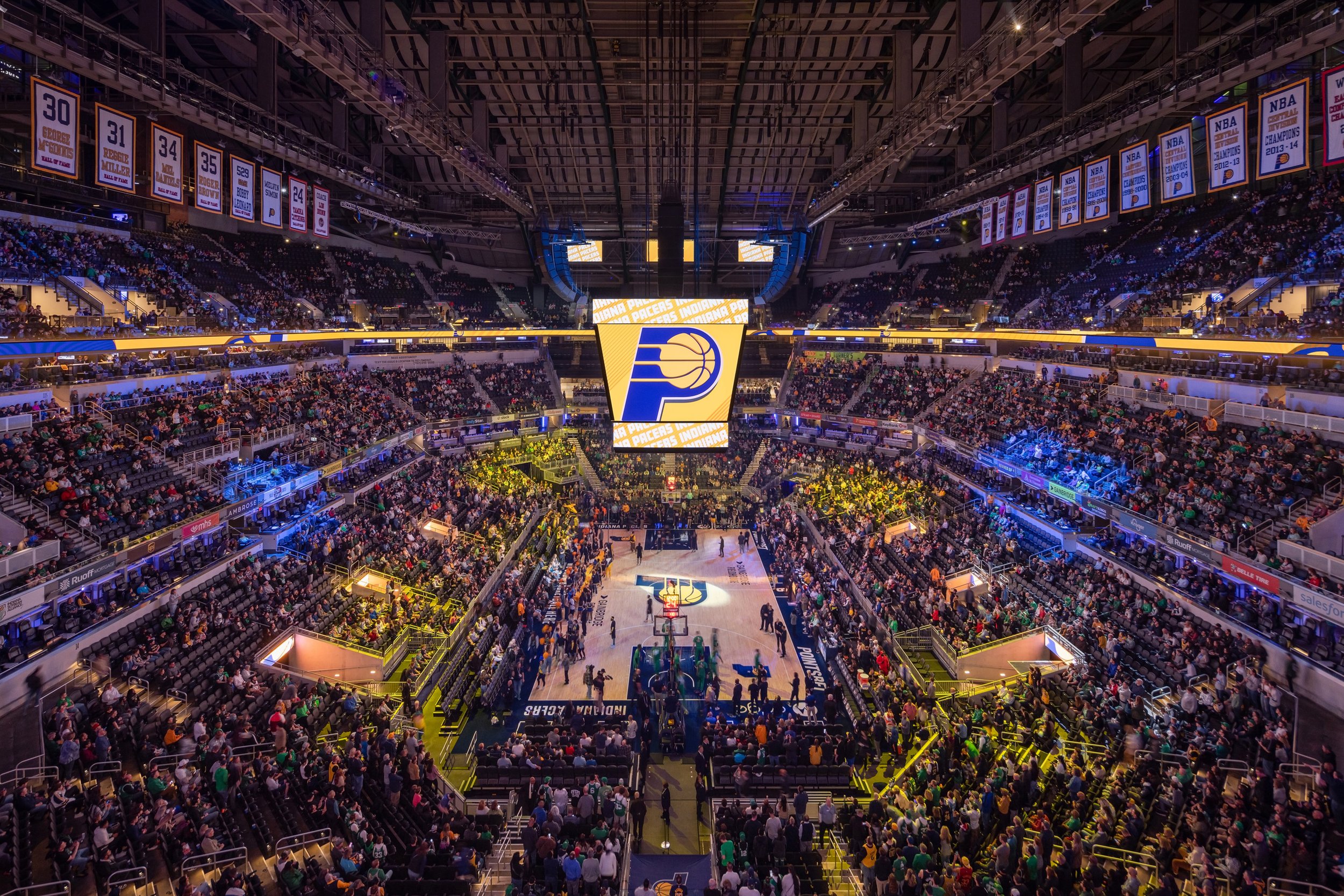 Architectural Photography of Indiana Pacers Gainbridge Fieldhouse Indianapolis 02