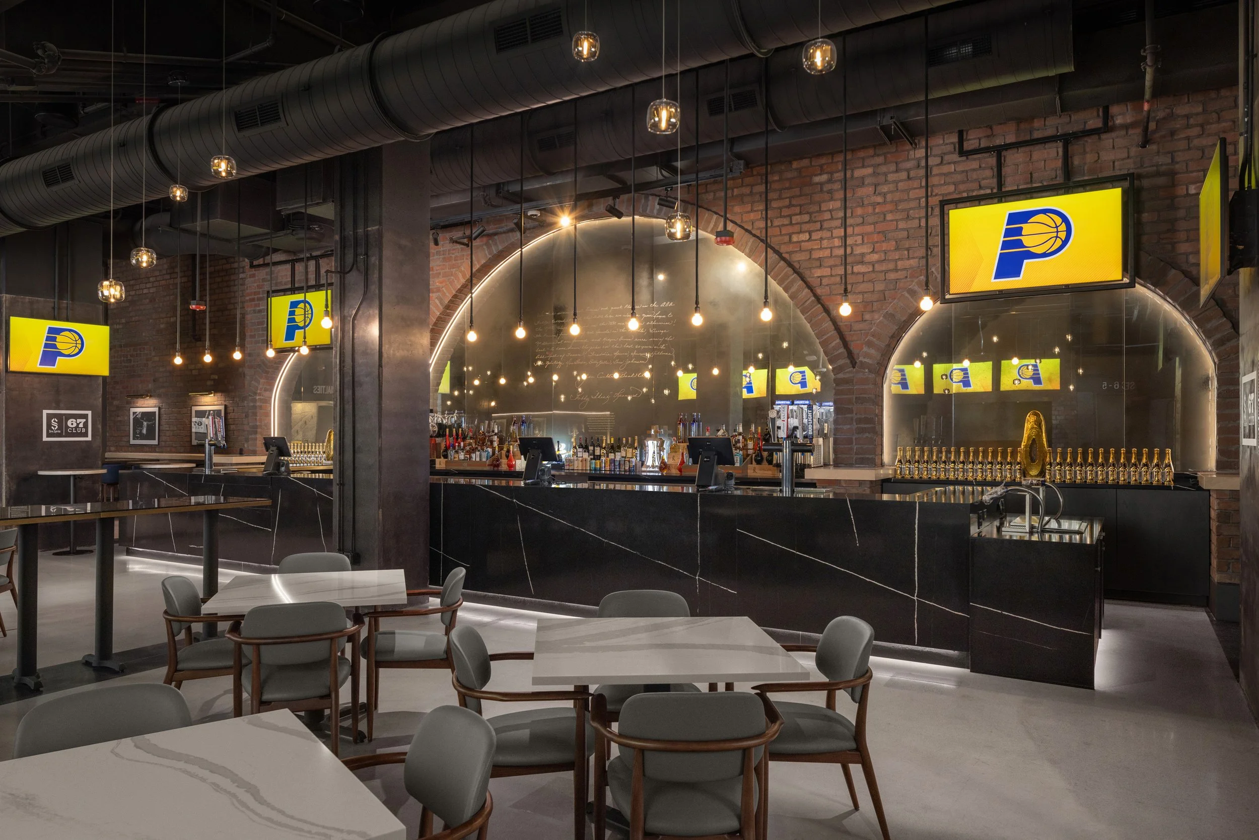Architectural Photography of Indiana Pacers Gainbridge Fieldhouse Indianapolis 06