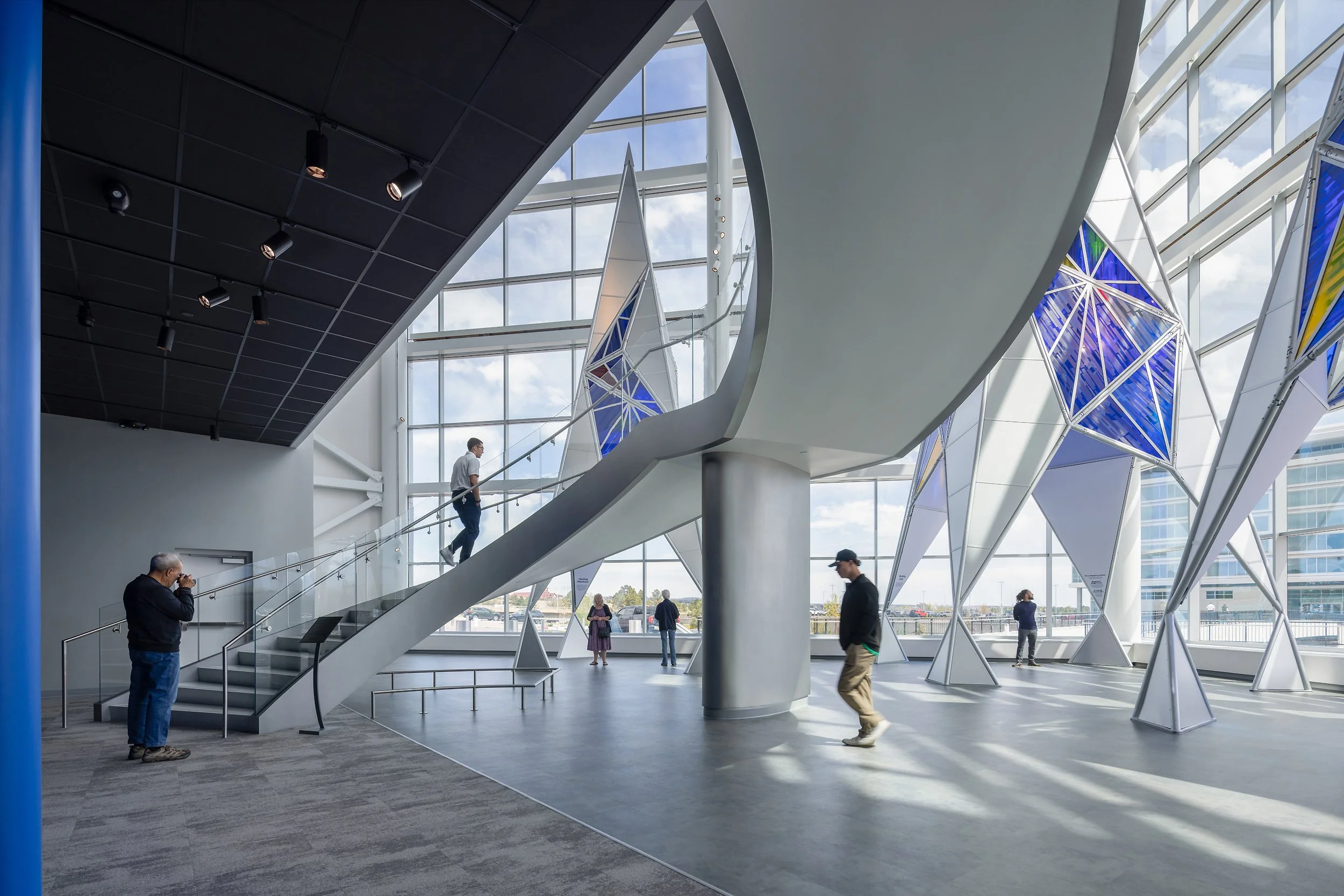 Architectural Photography of Hosmer Visitor Center in Colorado Springs CO Designed by Fentress Studios 07