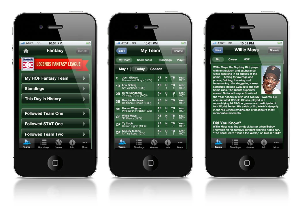 I had an idea for a Fantasy App... the player would select players from the Hall of Fame to compete daily during the season. Stats would come from actual days in their career, randomly selected, it would've been brilliant.