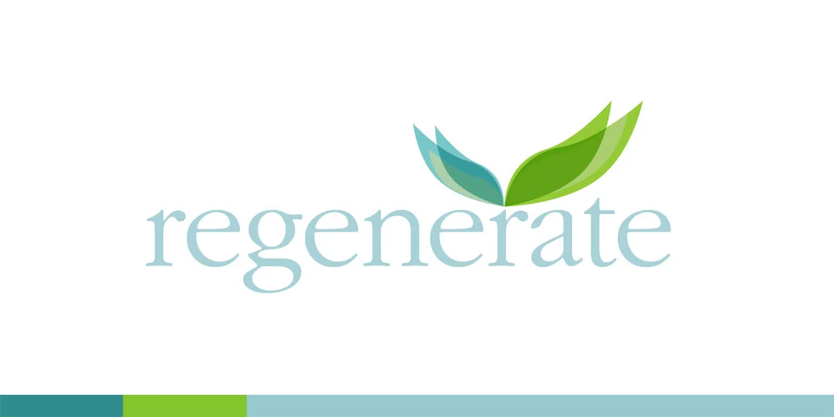​When my friends' first company changed its direction, they needed a new logo. Regenerate helps businesses change their methods for optimizing their green efforts