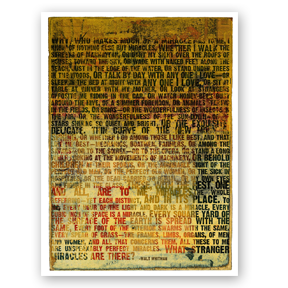 Walt Whitman Greeting Card