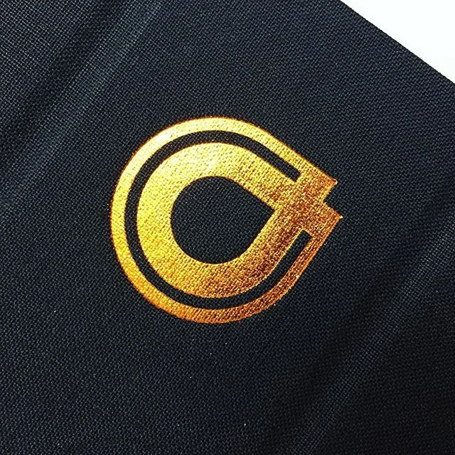 Copper foil blocking on BookCloth. Dot Studio London