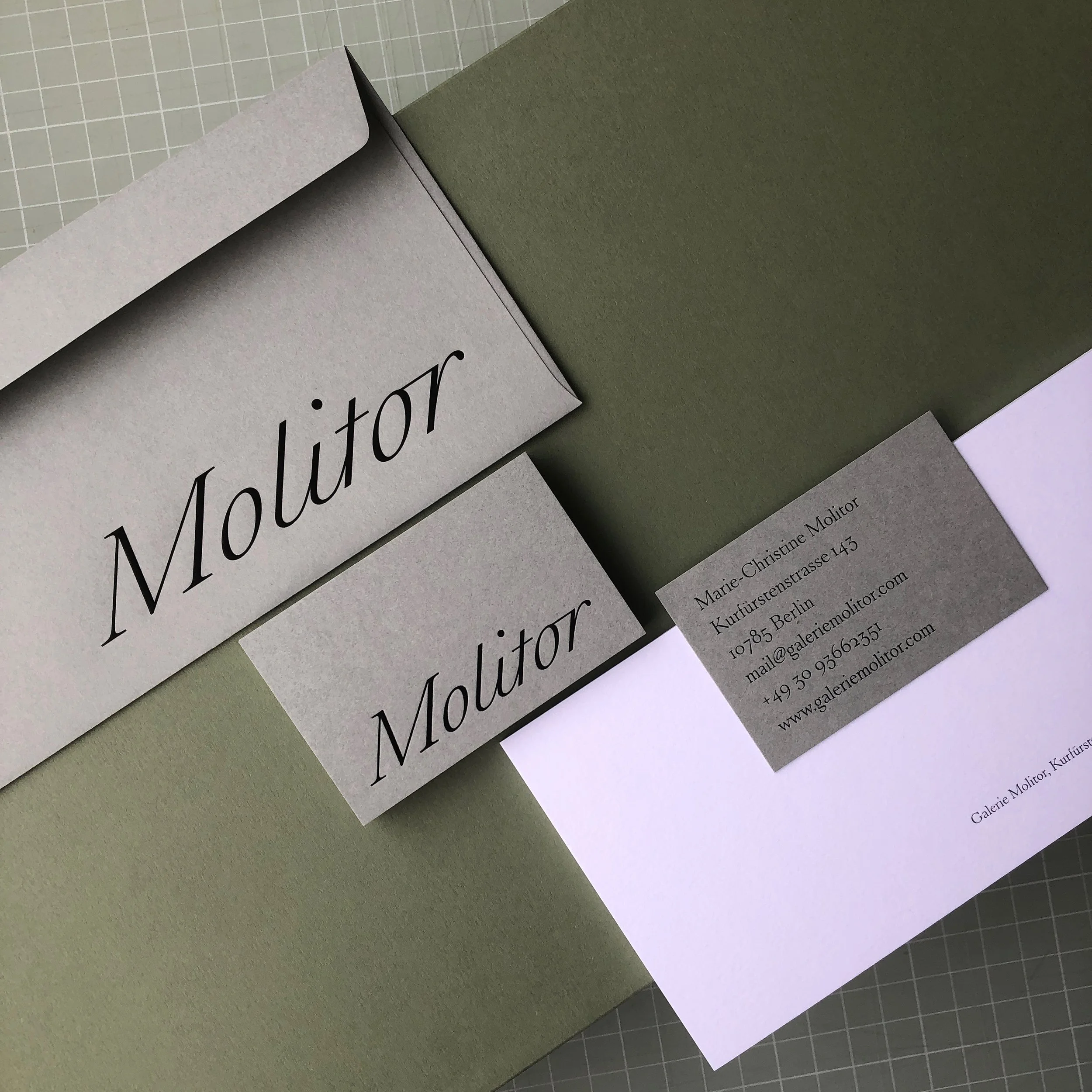 Foil stamped stationery