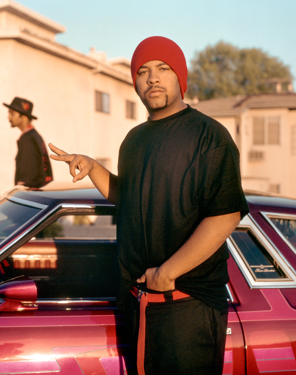 Blood, Los Angeles. The craziness of the ‘colors’ era was coming to a close; Bloods and Crips had days before made a very public truce, and were sealing it with a rap album collaboration. I was in LA, shooting street portraits of Angeleno cultural ‘
