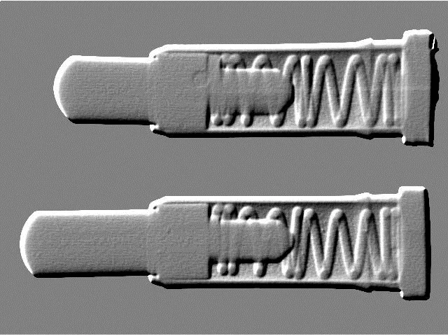 X-Ray Cross Section Tablet Dock Contact