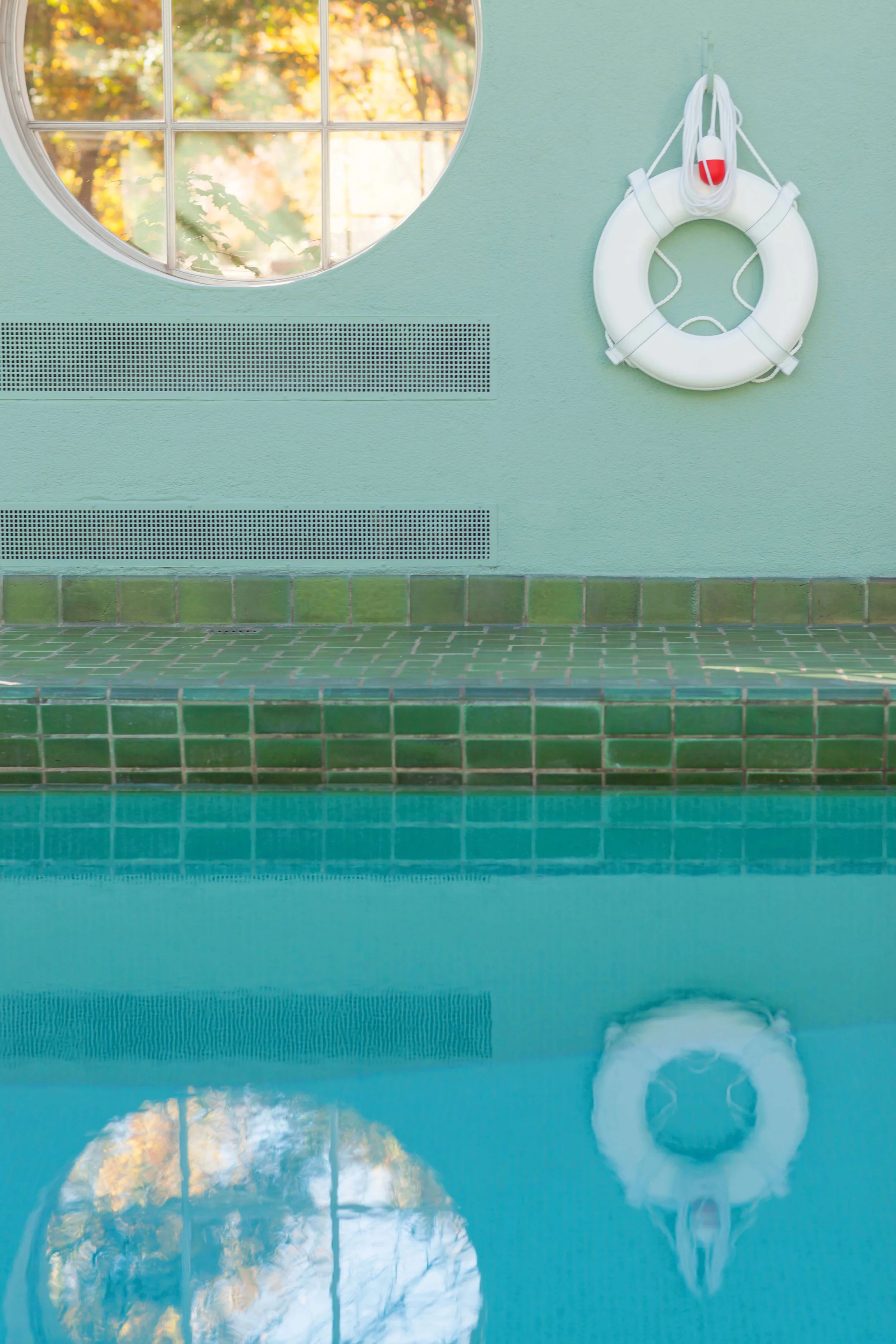 The Reynolda House swimming pool is undergoing renovations to preserve its historic beauty. The Reynolda House was completed in 1917 for RJ and Katherine Smith Reynolds of The RJ Reynolds Tobacco Company. The historic home will celebrate its centennial in 2017. 