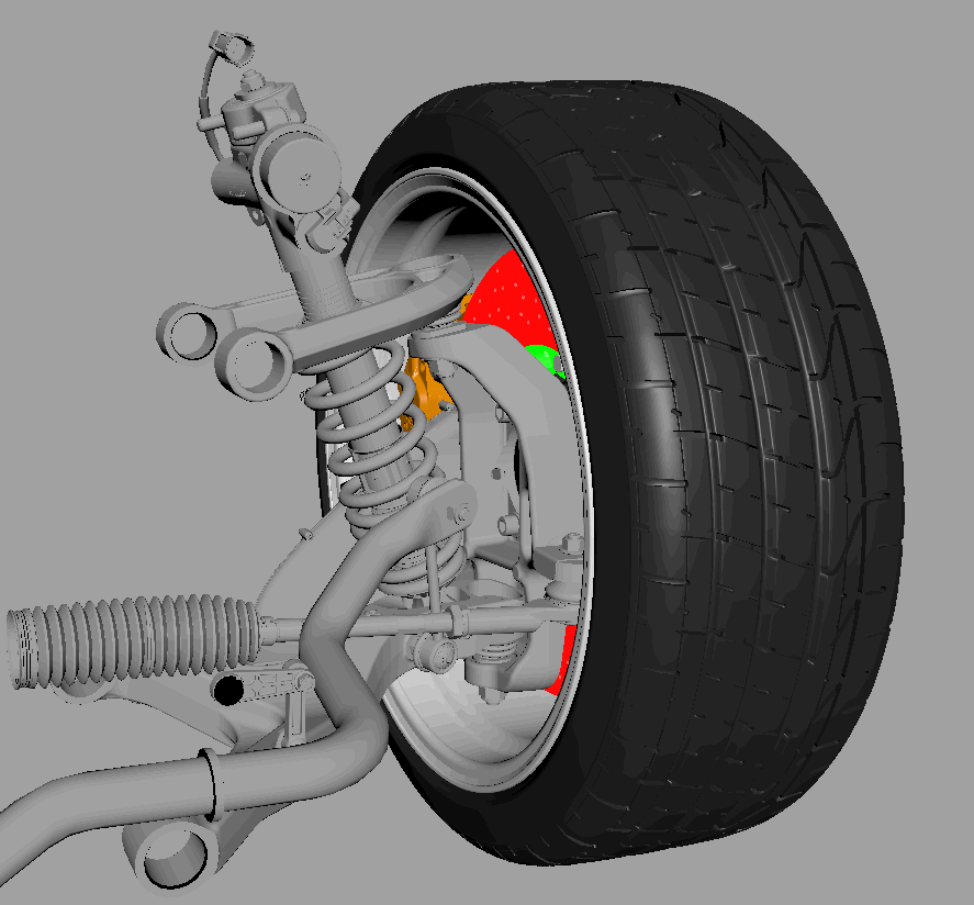 The interesting thing to note about this is that there is no skinning information here. It's all static pieces attached to joints, inheriting the joint transformations. Check out the live stream to learn more about that.
