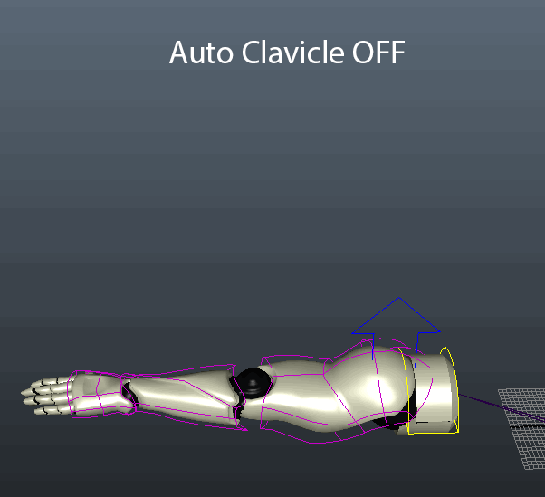 The auto clavicle has been re-written to use pose space, which achieves much more reliable results.