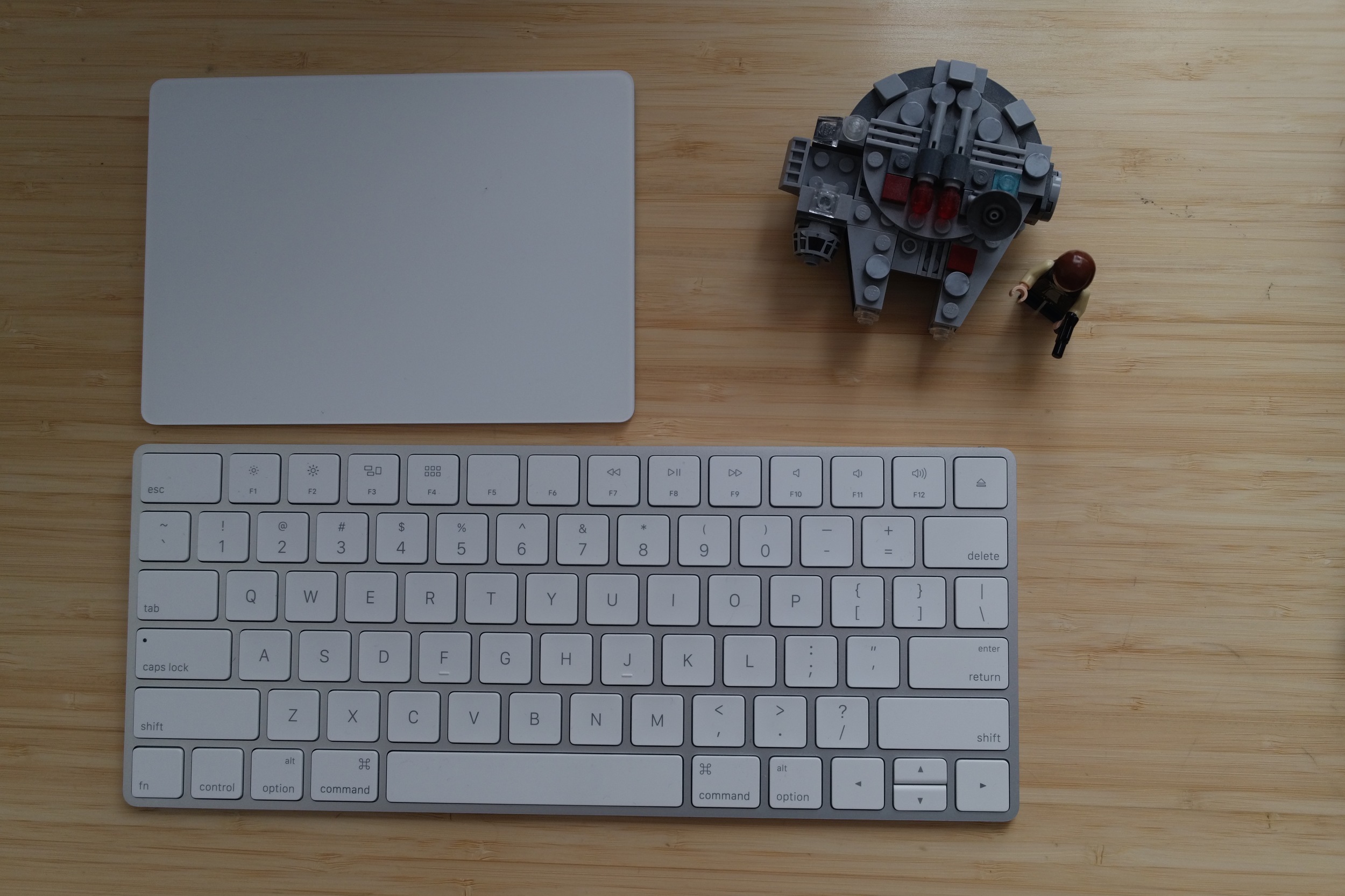 That's right. The Magic Trackpad 2 is bigger than the Millennium Falcon.