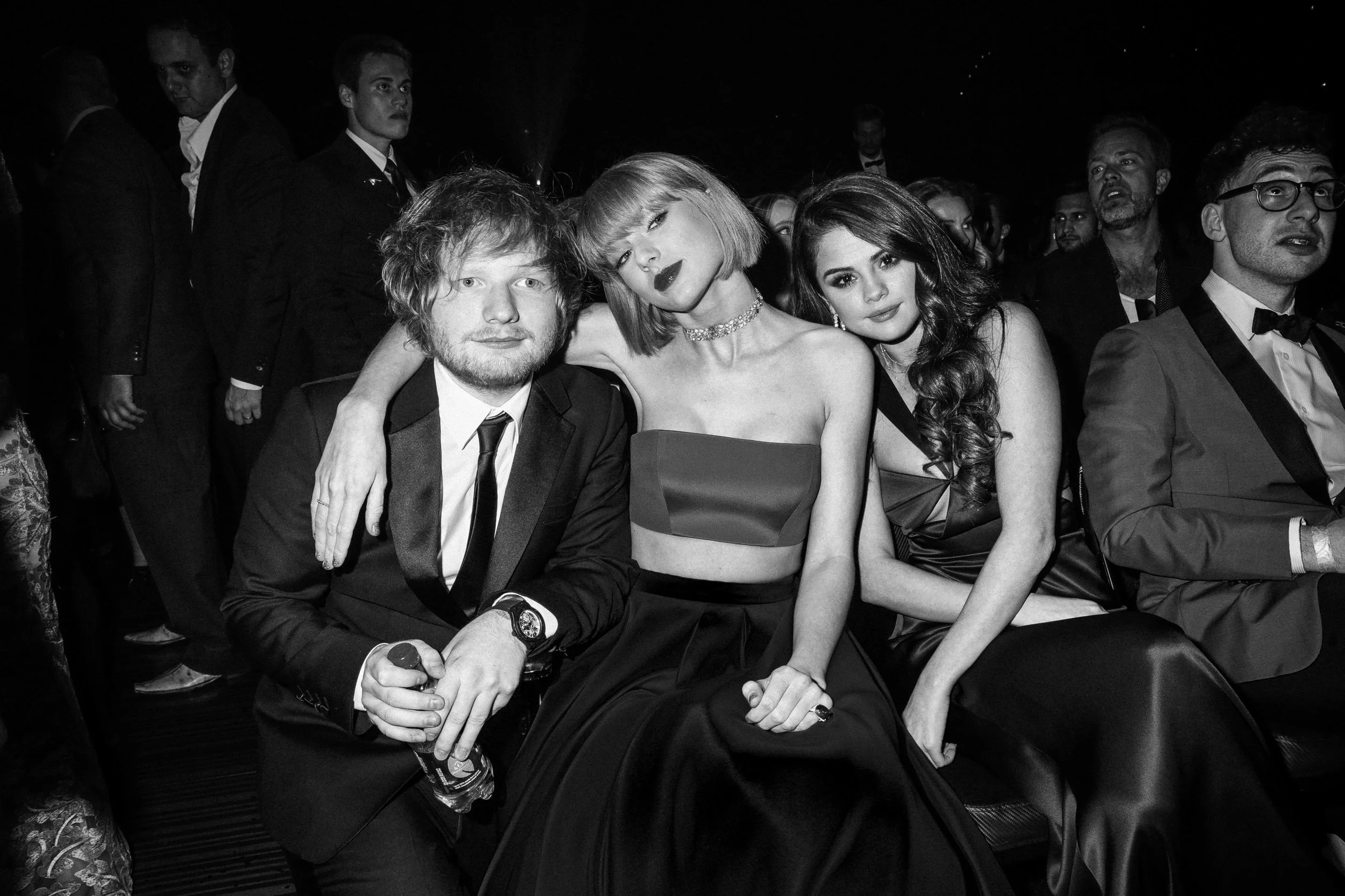 Ed Sheeran, Taylor Swift and Selena Gomez