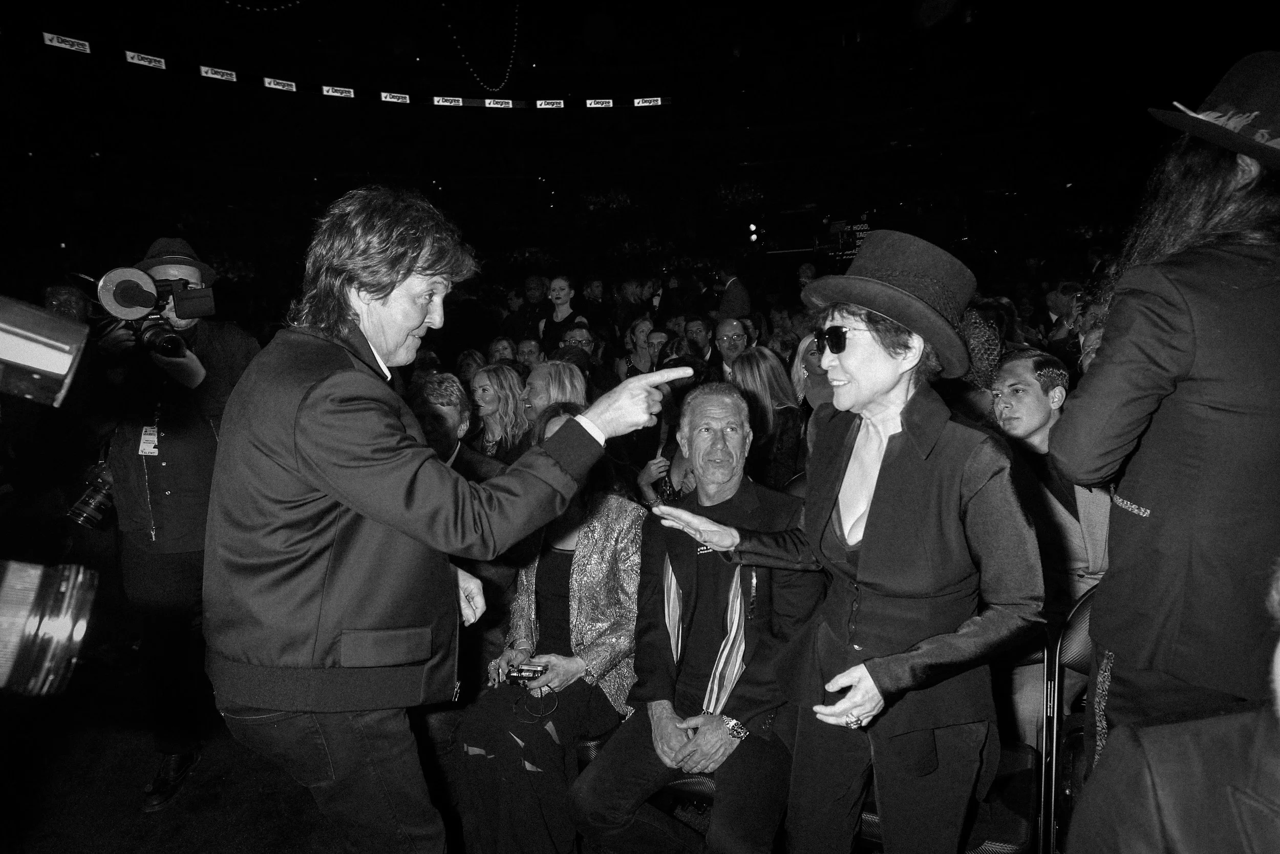 Paul McCartney and Yoko Ono