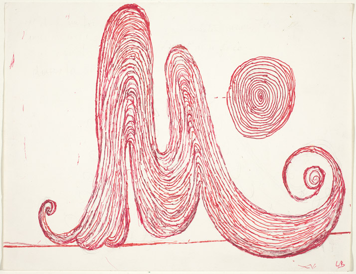 Louise Bourgeois, M is for Mother , 1998, pen and ink with colored pencil and graphite, National Gallery of Art, Washington