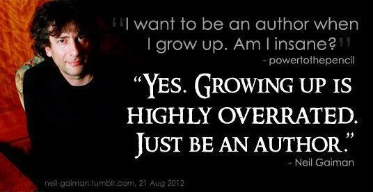 Growing Up vs Being an Author