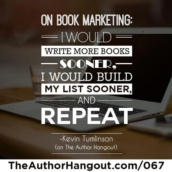 Listen to my interview on The Author Hangout