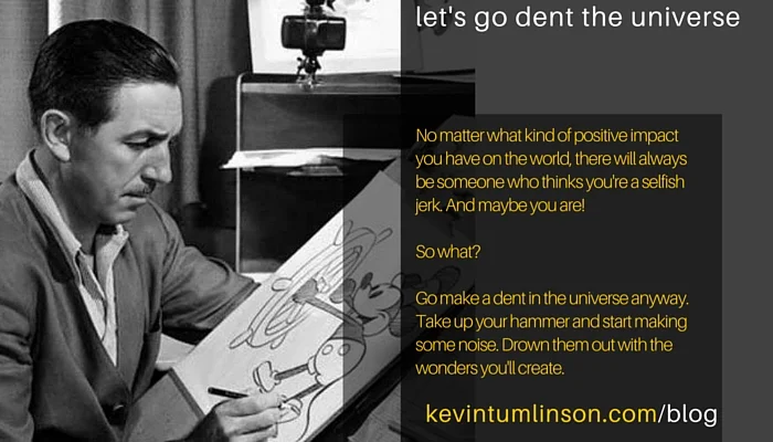 Let's go dent the universe