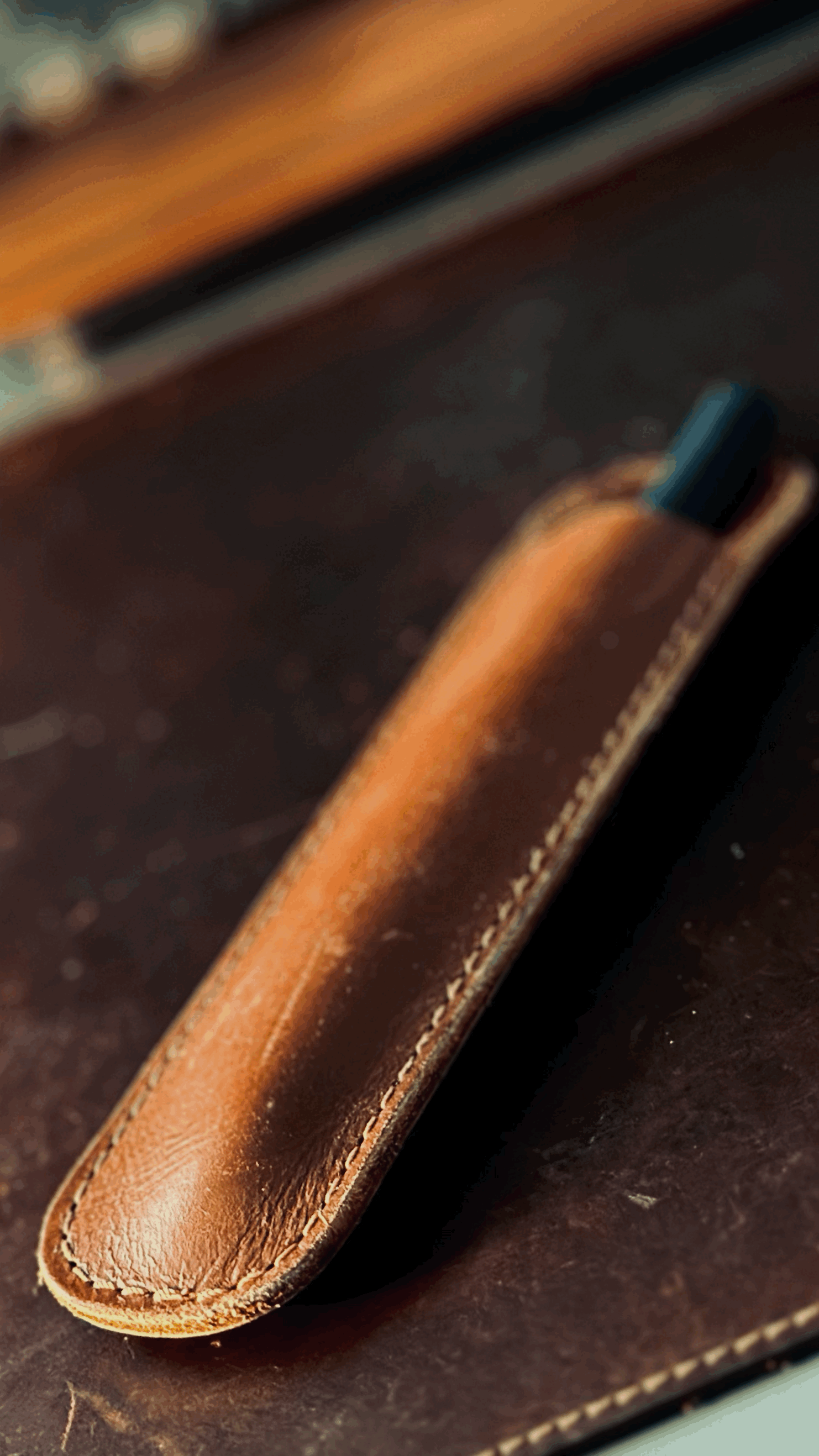Leather Pen Sleeve