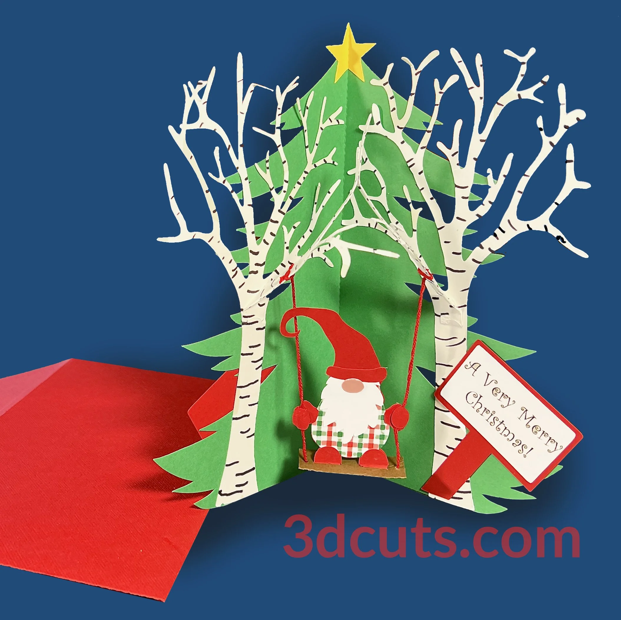 How To Make A 3d Christmas Card Step By Step