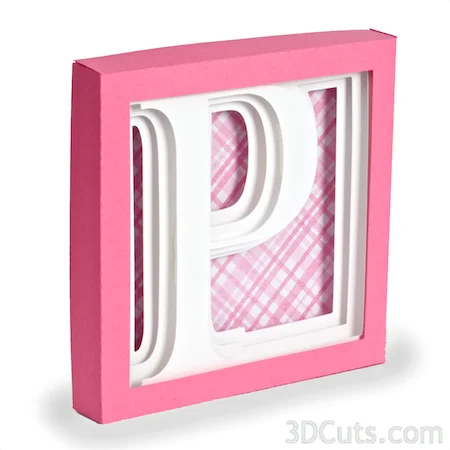 Download Alphabet Shadow Box Display 3dcuts Com