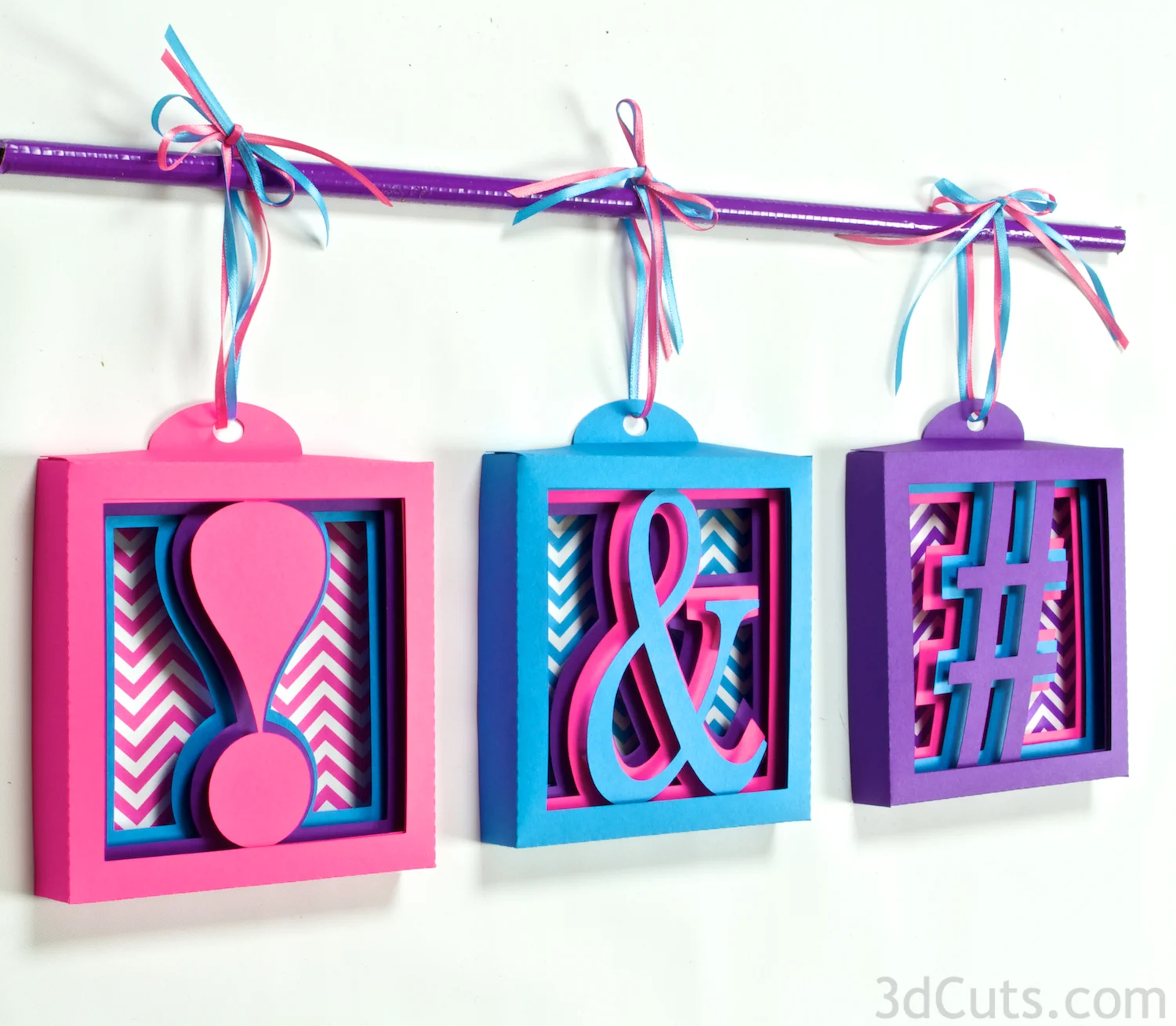 Alphabet Shadow Box Display —