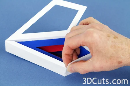 3d Paper Stars by 3dCuts.com, Marji Roy, 3D cutting files in .svg, .dxf, and .pdf formats for use with Silhouette and Cricut cutting machines, paper crafting files