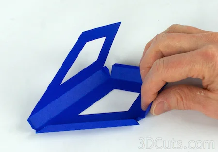 3d Paper Stars by 3dCuts.com, Marji Roy, 3D cutting files in .svg, .dxf, and .pdf formats for use with Silhouette and Cricut cutting machines, paper crafting files