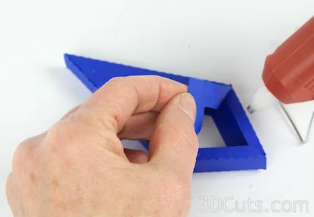 3d Paper Stars by 3dCuts.com, Marji Roy, 3D cutting files in .svg, .dxf, and .pdf formats for use with Silhouette and Cricut cutting machines, paper crafting files