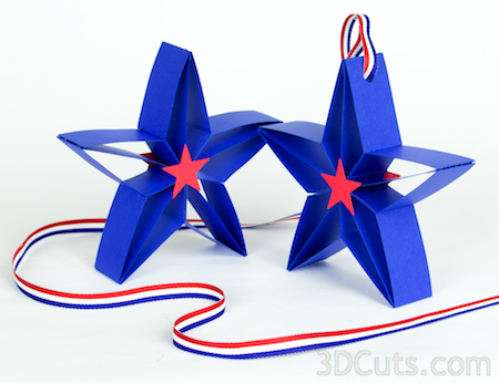 How to Make 3D Paper Stars - Morena's Corner