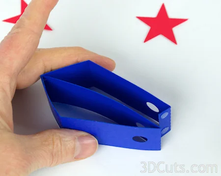 3d Paper Stars by 3dCuts.com, Marji Roy, 3D cutting files in .svg, .dxf, and .pdf formats for use with Silhouette and Cricut cutting machines, paper crafting files