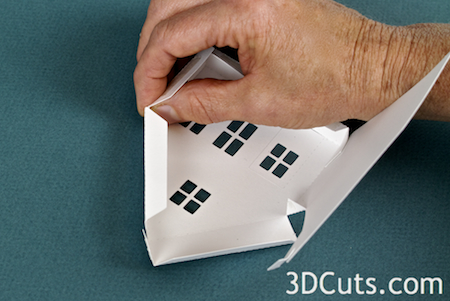 3DCuts.com, Marji Roy, 3D cutting files in .svg, .dxf, and pdf. formats for use with Silhouette and Cricut cutting machines, paper crafting files, Ledge Village