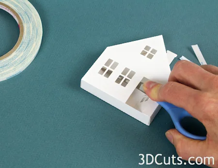 3DCuts.com, Marji Roy, 3D cutting files in .svg, .dxf, and pdf. formats for use with Silhouette and Cricut cutting machines, paper crafting files, Ledge Village