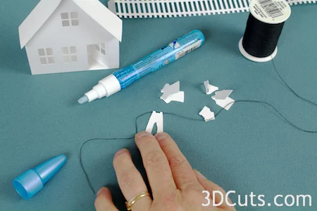 3DCuts.com, Marji Roy, 3D cutting files in .svg, .dxf, and pdf. formats for use with Silhouette and Cricut cutting machines, paper crafting files, Ledge Village