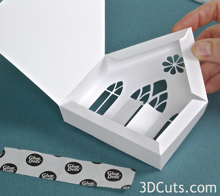 3DCuts.com, Marji Roy, 3D cutting files in .svg, .dxf, and pdf. formats for use with Silhouette and Cricut cutting machines, paper crafting files, Ledge Village Chapel