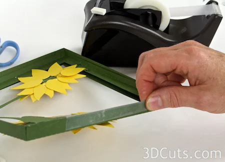 3DCuts.com, Marji Roy, 3D cutting files in .svg, .dxf, and pdf. formats for use with Silhouette and Cricut cutting machines, paper crafting files, Sunflower Shadow boxes