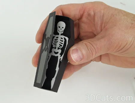 3DCuts.com, Marji Roy, 3D cutting files in .svg, .dxf, and pdf. formats for use with Silhouette and Cricut cutting machines, paper crafting files, Ledge Village Haunted House Series