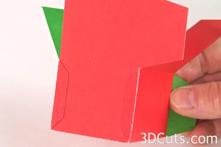 Advent Calendar Tree by Marji Roy of 3dcuts.com, 3D cutting files in .svg, .dxf, and .pdf formats for use with Silhouette and Cricut cutting machines, paper crafting files for Christmas
