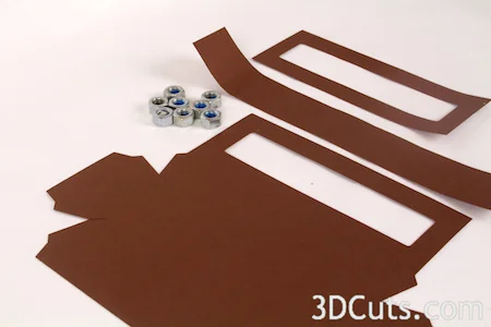 Advent Calendar Tree by Marji Roy of 3dcuts.com, 3D cutting files in .svg, .dxf, and .pdf formats for use with Silhouette and Cricut cutting machines, paper crafting files for Christmas