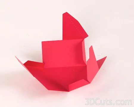 Advent Calendar Tree by Marji Roy of 3dcuts.com, 3D cutting files in .svg, .dxf, and .pdf formats for use with Silhouette and Cricut cutting machines, paper crafting files for Christmas